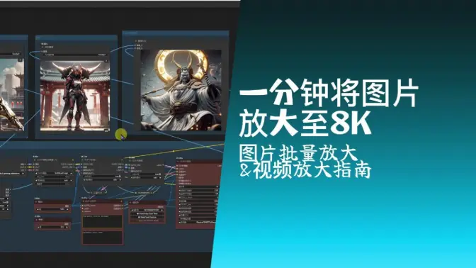 一分钟将图片放大至8K,图片批量放大与视频放大指南