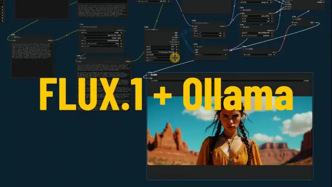 Ollama提示+Flux.1生成图像,对Flux提示词生成的探索