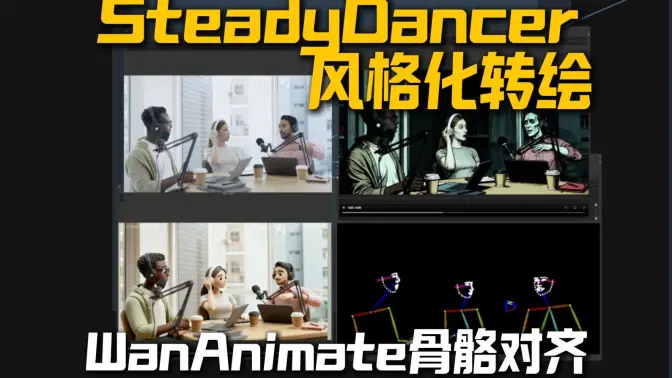 SteadyDancer视频风格化