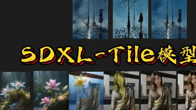 SDXL-Tile模型更新,增加更多可玩性
