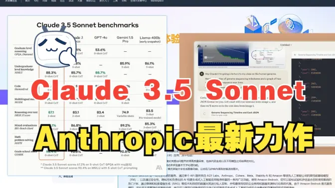 Claude 3.5 Sonnet上线！Anthropic最新力作