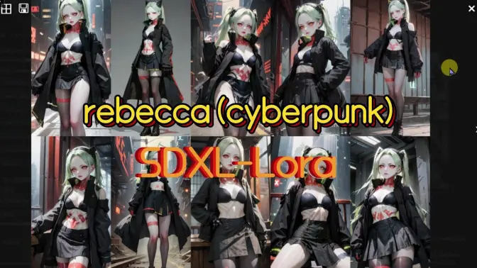 rebecca (cyberpunk),SDXL-Lora训练分享