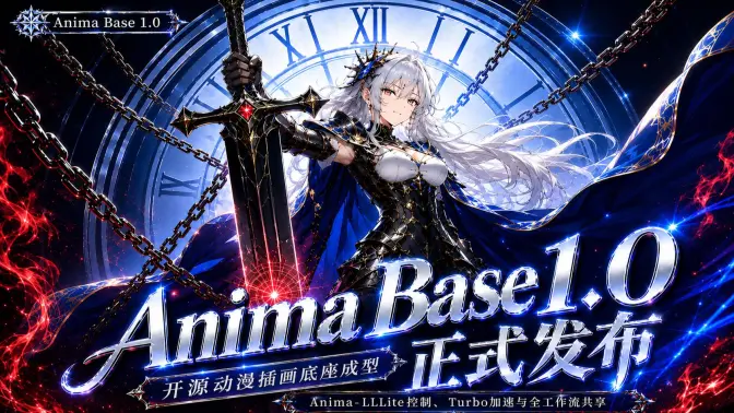 Anima-Base文生图+CN+修脸+修手