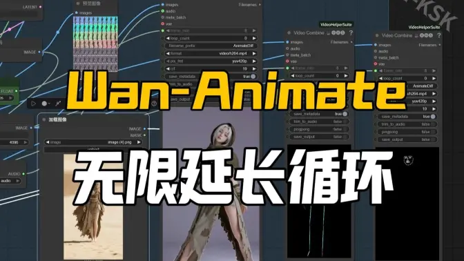 Wan-Animate原生无限流（修正）