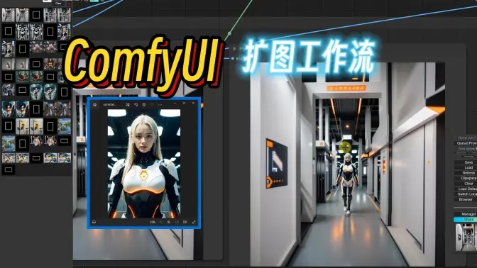 ComfyUI,扩图工作流,发现,分享