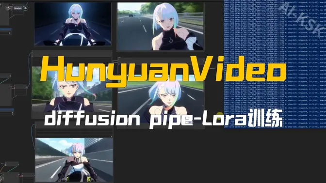 HunyuanVideo-diffusion pipe-Lora训练集准备,Lcuy为例角色训练相关经验分享
