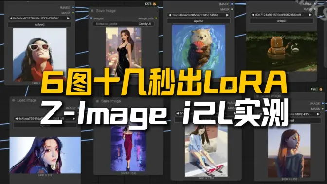 Z-Image-i2L (Image to LoRA)快速lora训练+测试