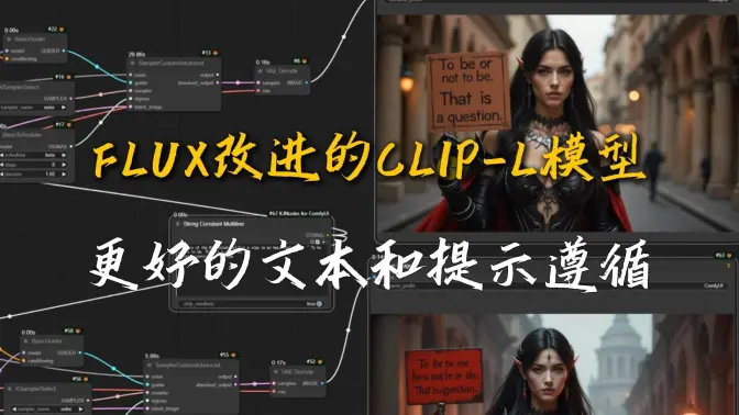 FLUX改进的CLIP-L模型,更好的文本和提示遵循
