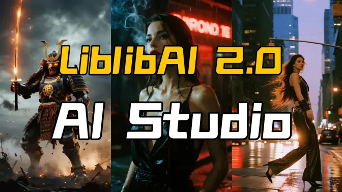 以前我需要十几个AI工具,现在我只打开一个:LiblibAI 2.0 AI Studio实测体验