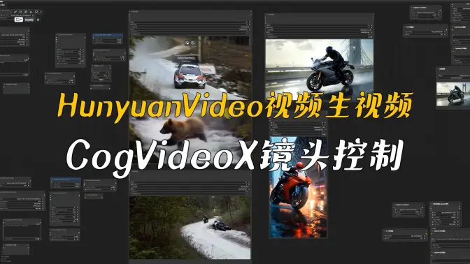 HunyuanVideo视频到视频的更新,CogVideoX1.5的镜头控制,ComfyUI实现